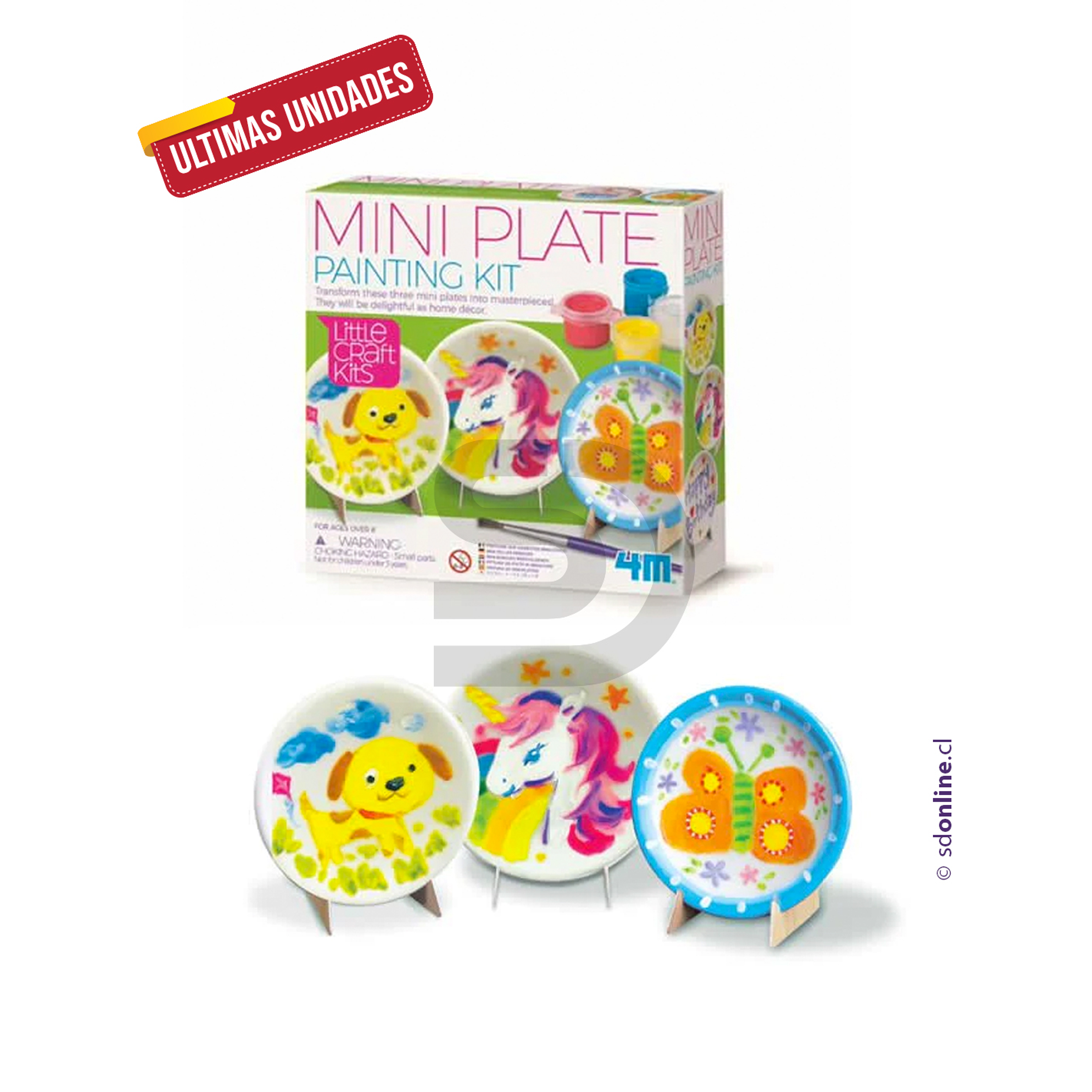 Pinta platos de adorno mas atril 1