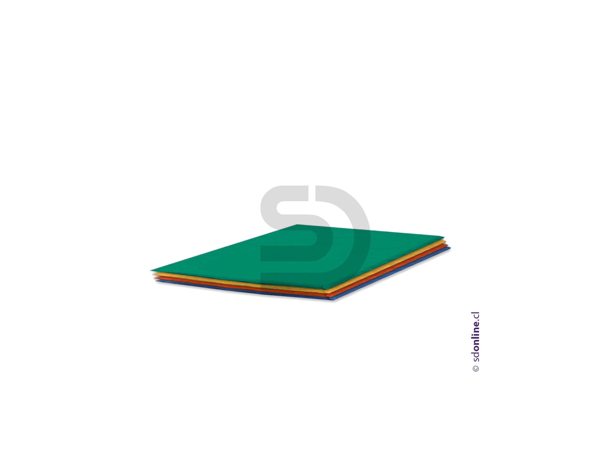 Set 4 colchonetas 120x120x3cm colores 1