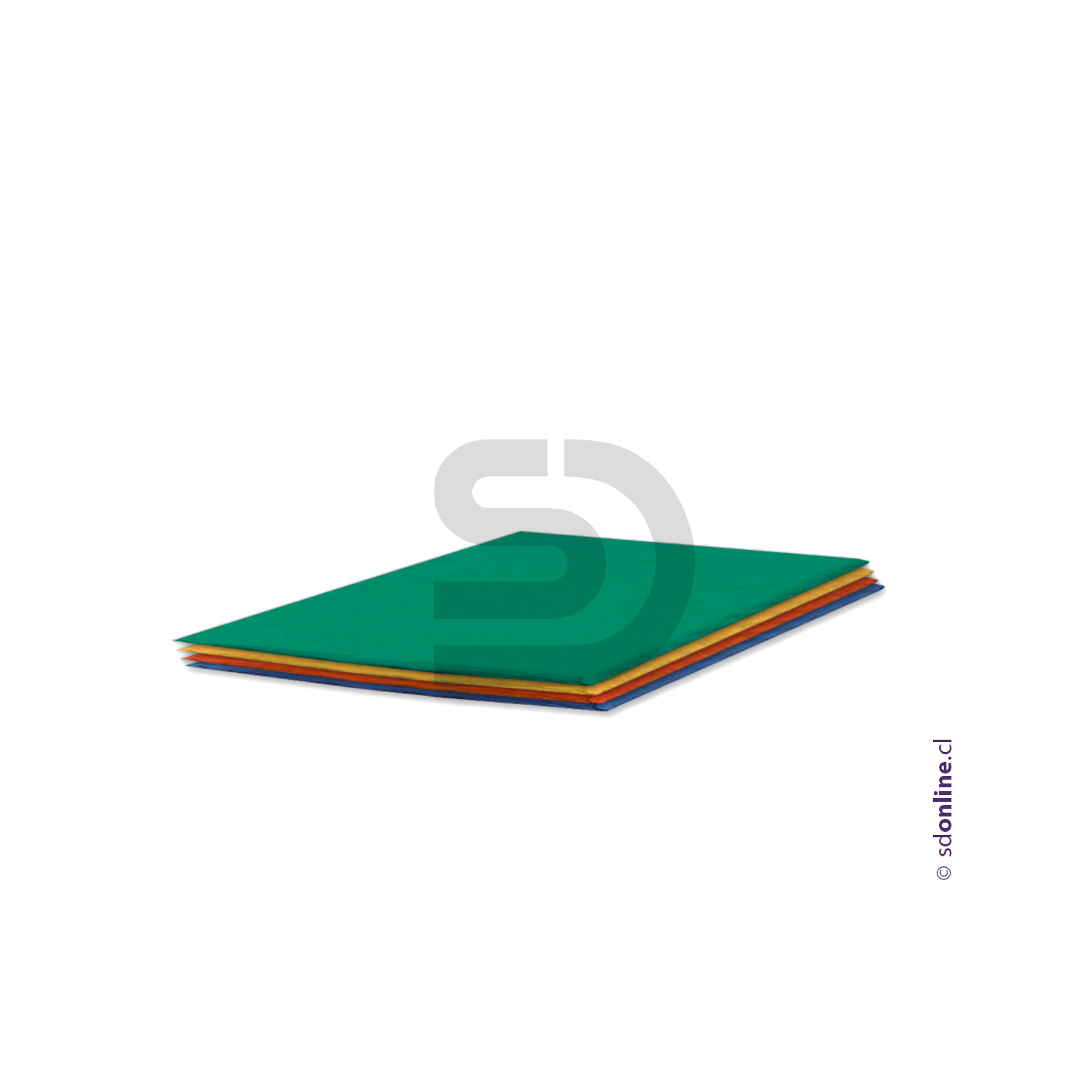 Set 4 colchonetas 120x120x3cm colores 1