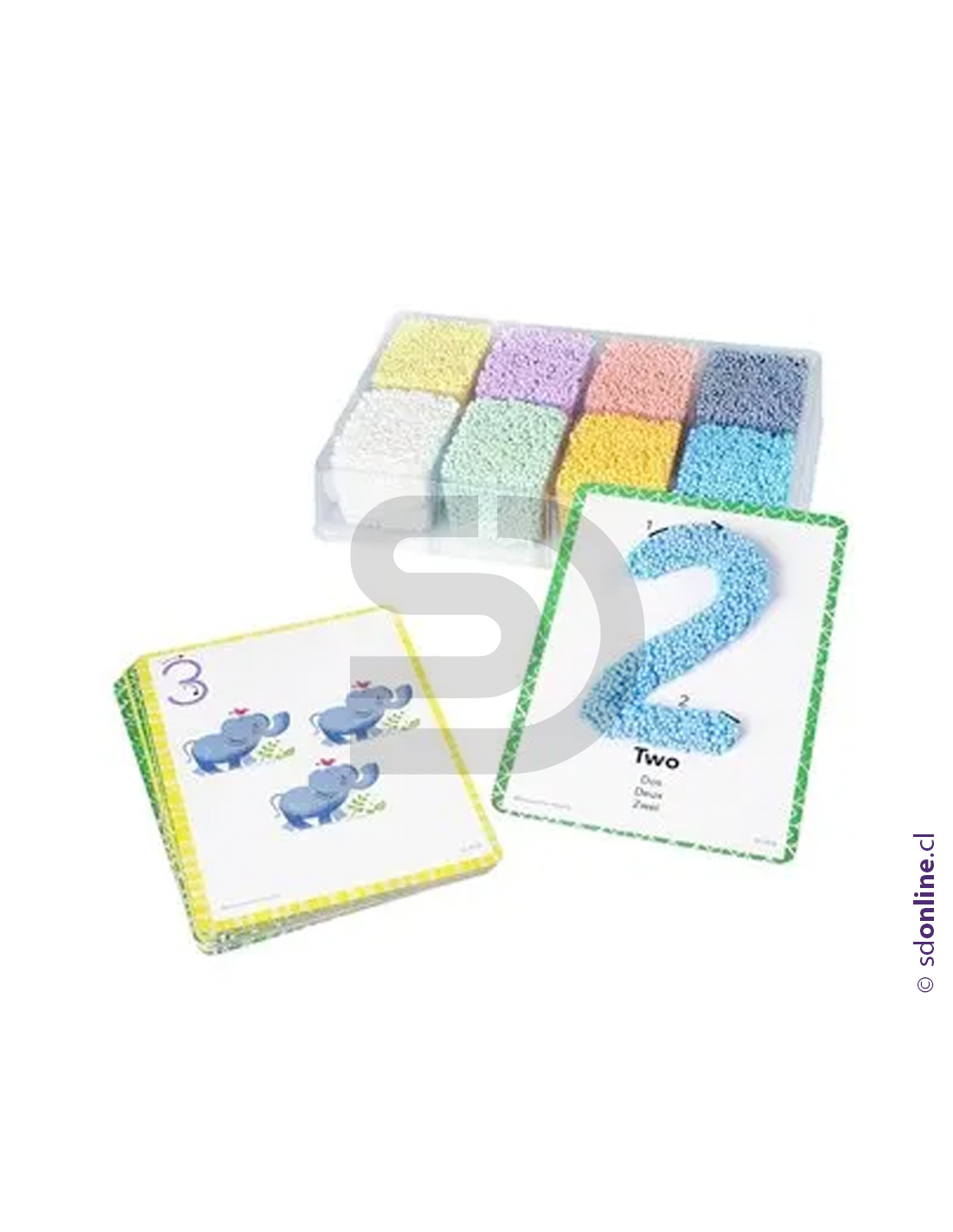 Playfoam 8 colores números