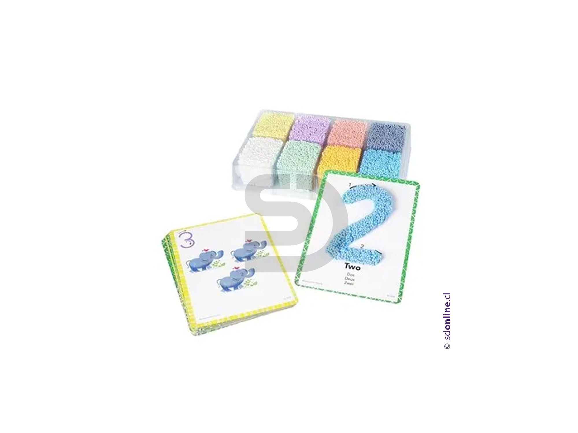 Playfoam 8 colores números 1