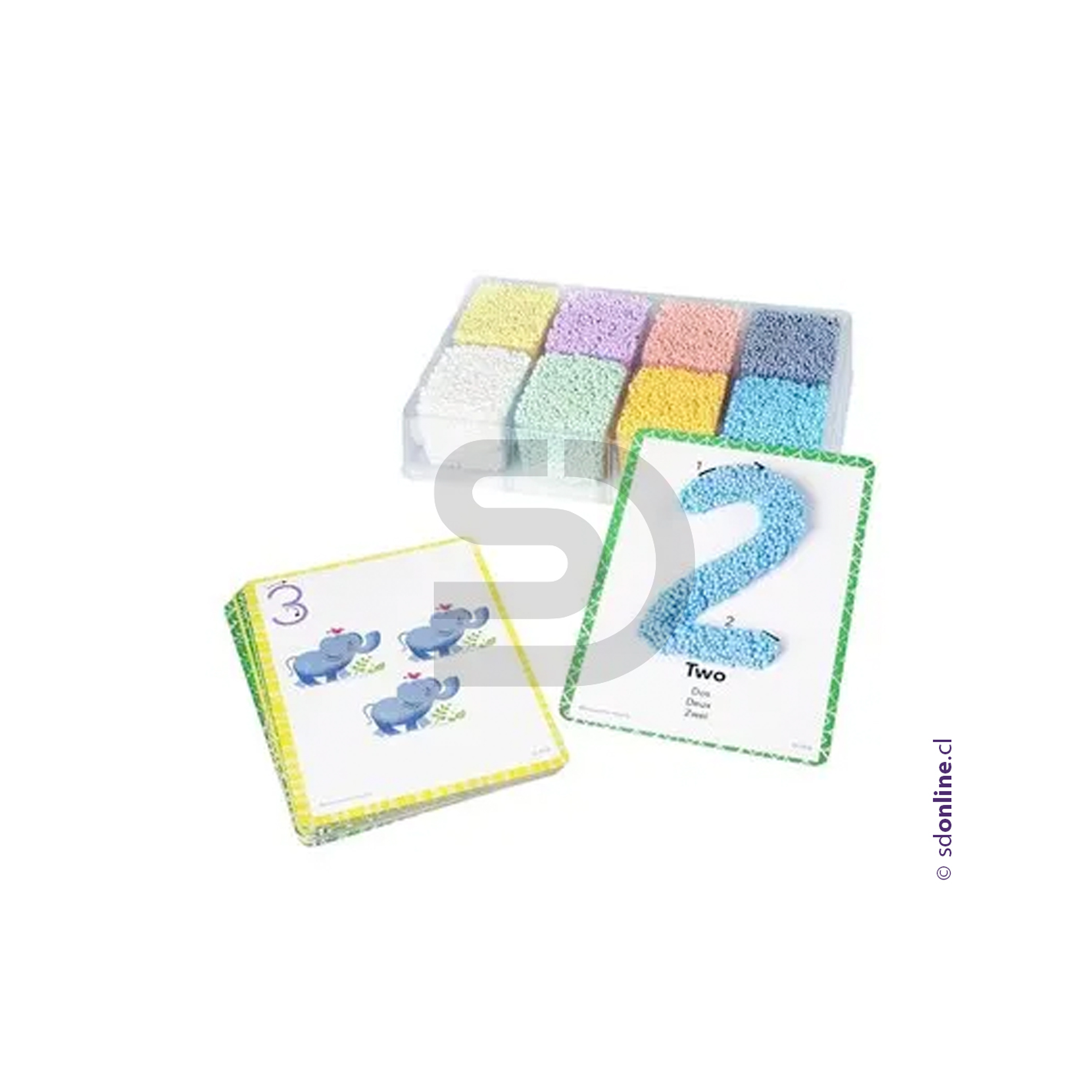 Playfoam 8 colores números 1