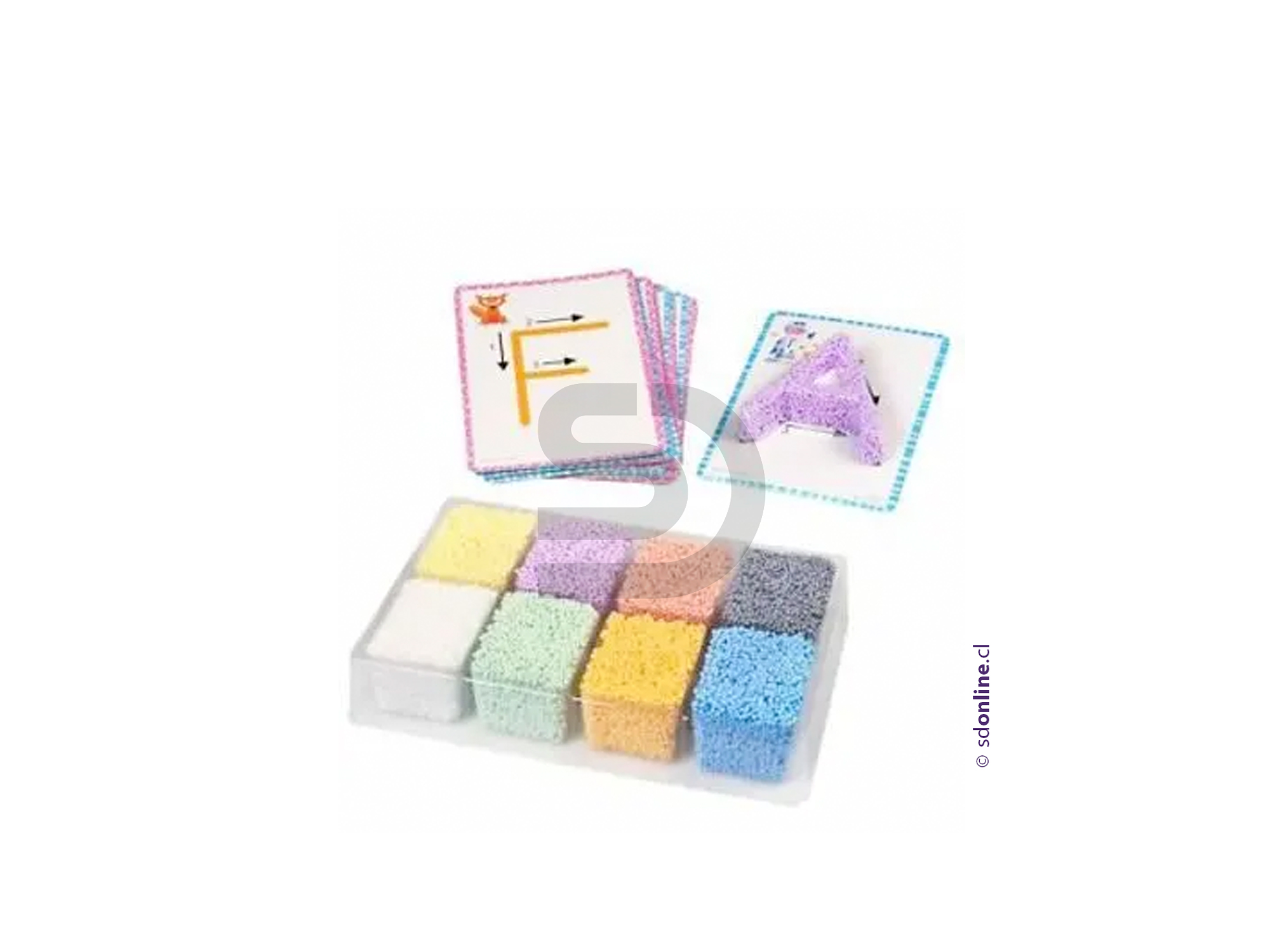 Playfoam 8 colores el alfabeto 1