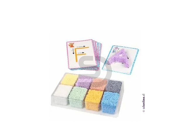 Playfoam 8 colores el alfabeto 1