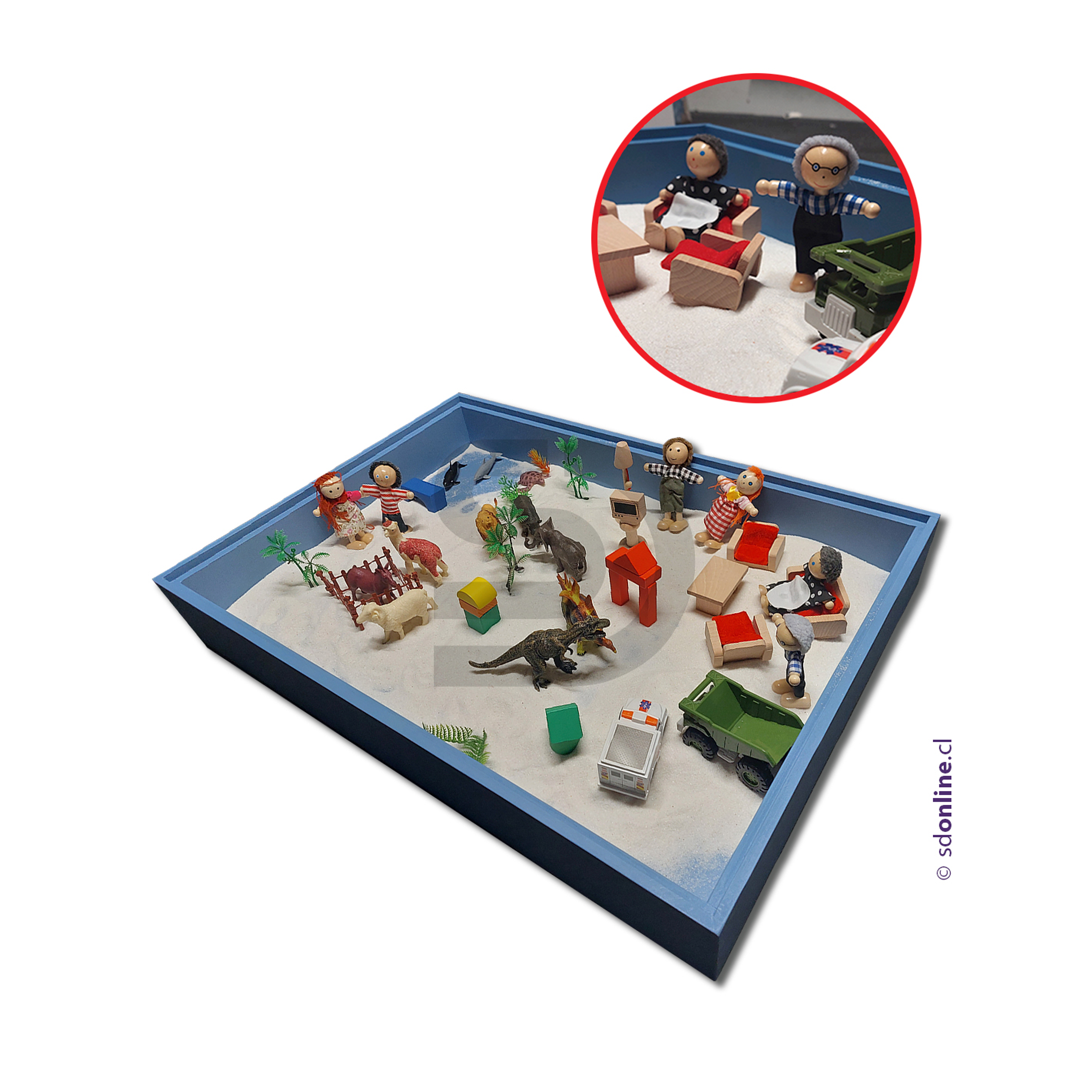 Caja de arena más kit de trabajo básico 1  1