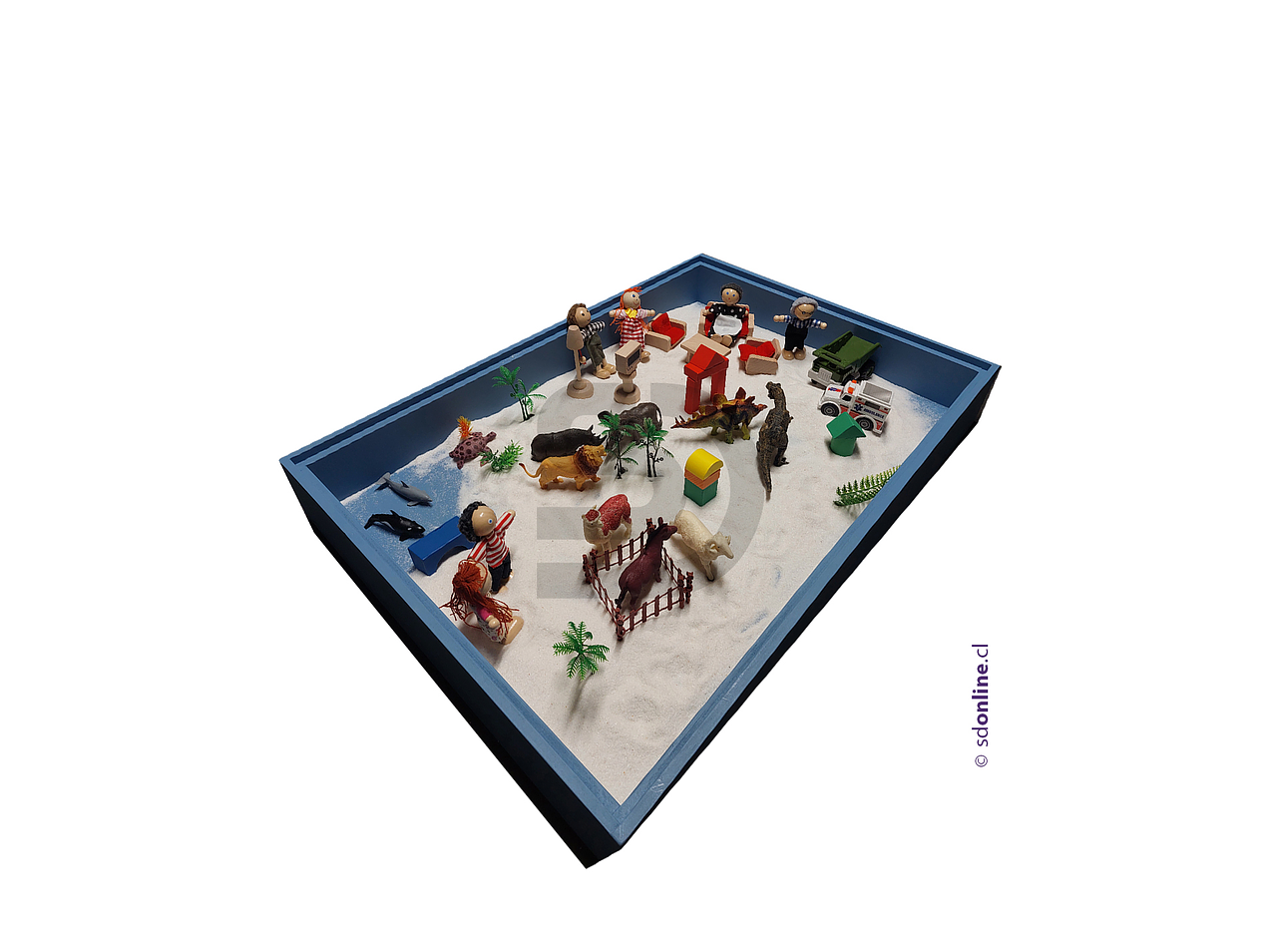 Caja de arena más kit de trabajo básico 1  2