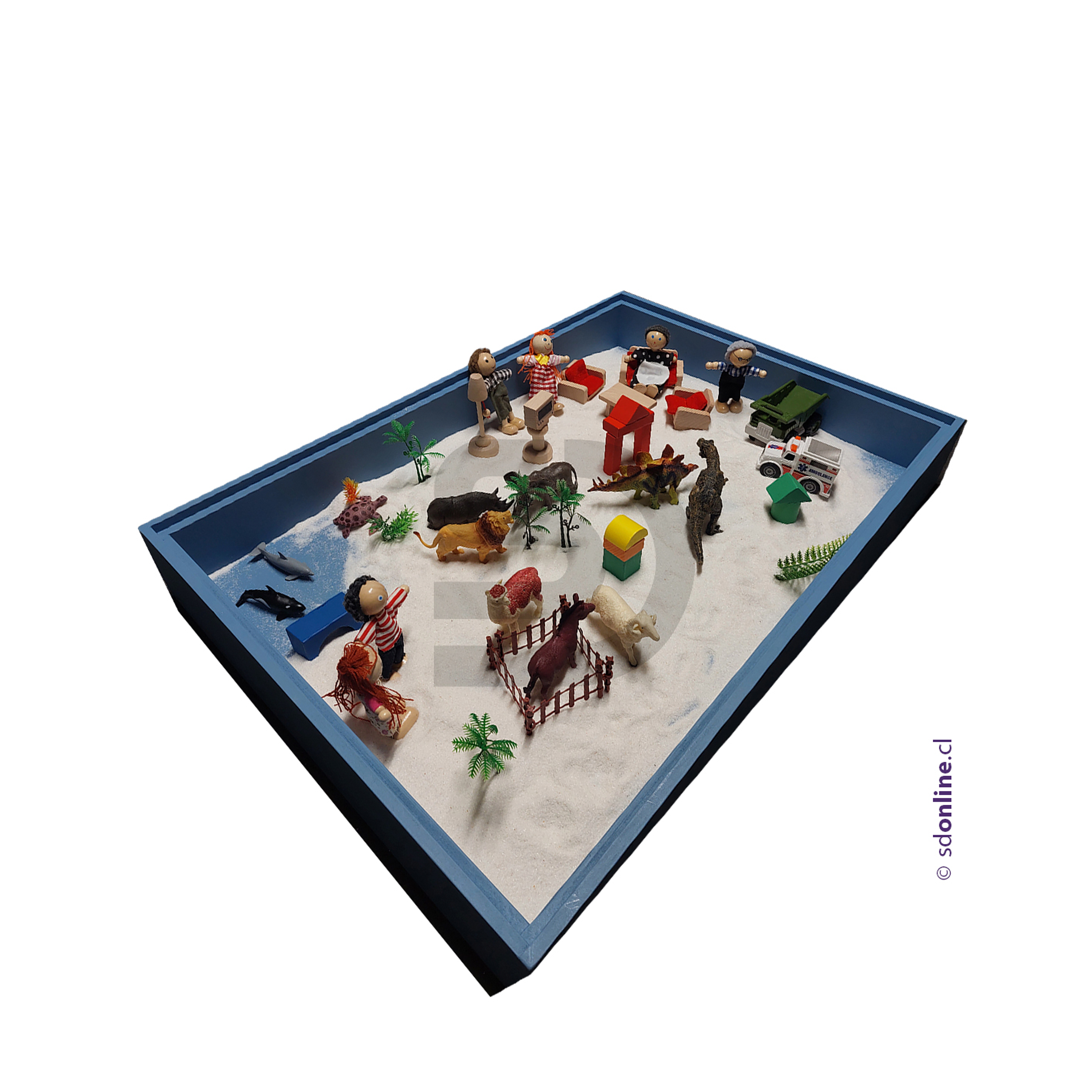 Caja de arena más kit de trabajo básico 1  2