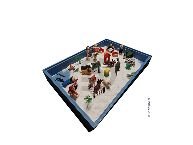 Caja de arena más kit de trabajo básico 1  2