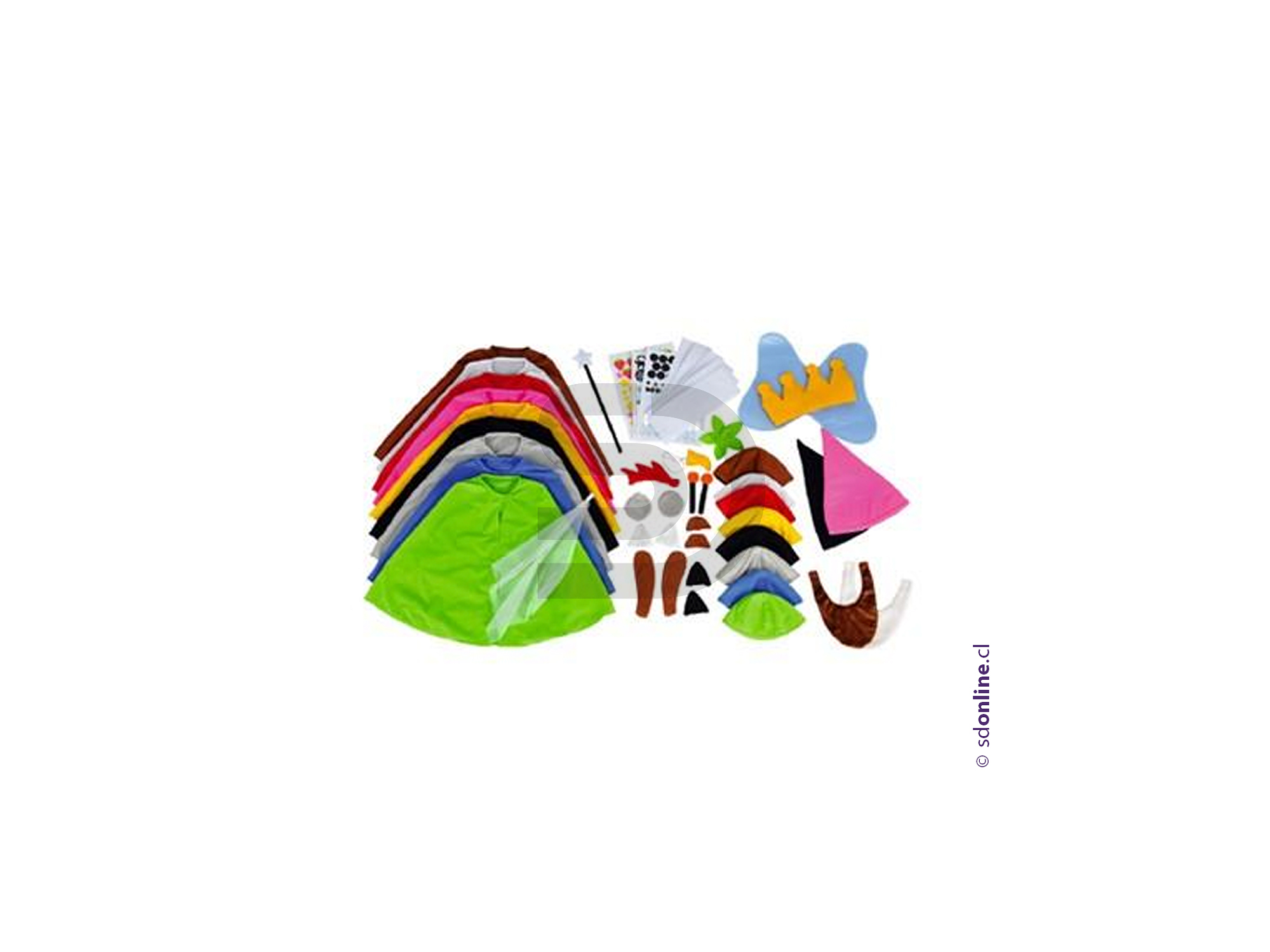Set de diez disfraces para niñas y niños 1