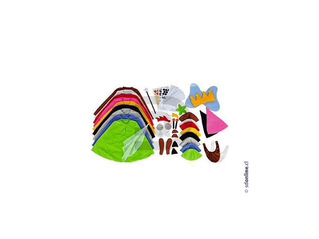 Set de diez disfraces para niñas y niños 1