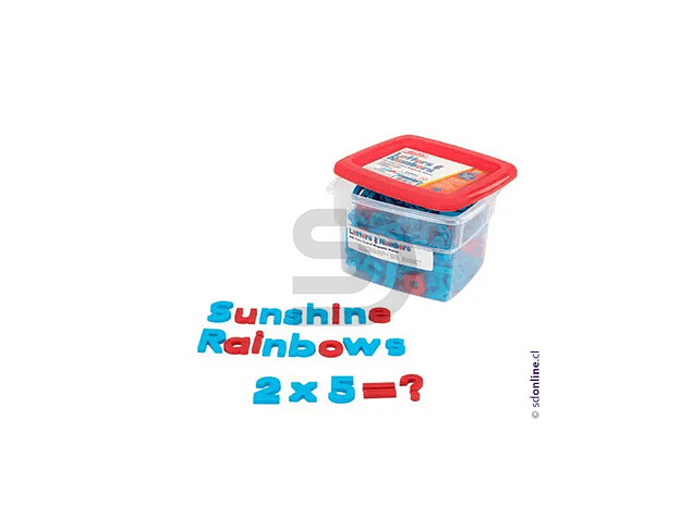 Letras magnéticas plásticas 214 pzas. 1