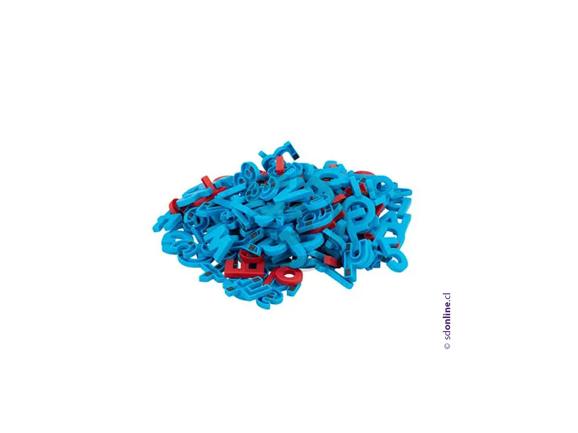 Letras magnéticas plásticas 214 pzas. 2