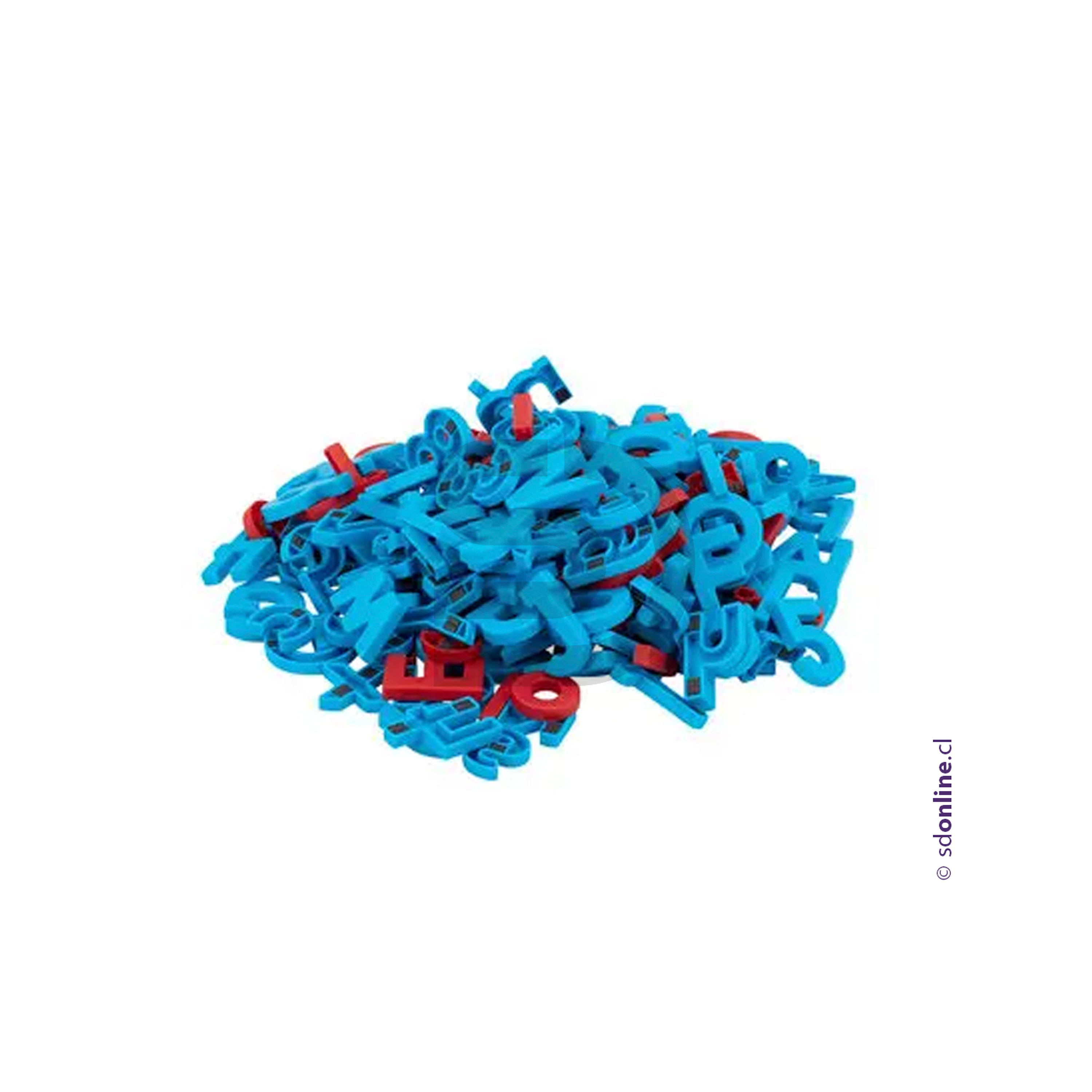 Letras magnéticas plásticas 214 pzas. 2