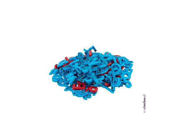 Letras magnéticas plásticas 214 pzas. 2