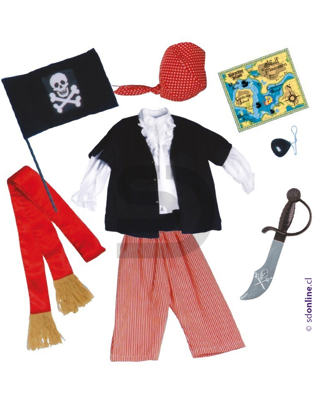 Disfraz pirata