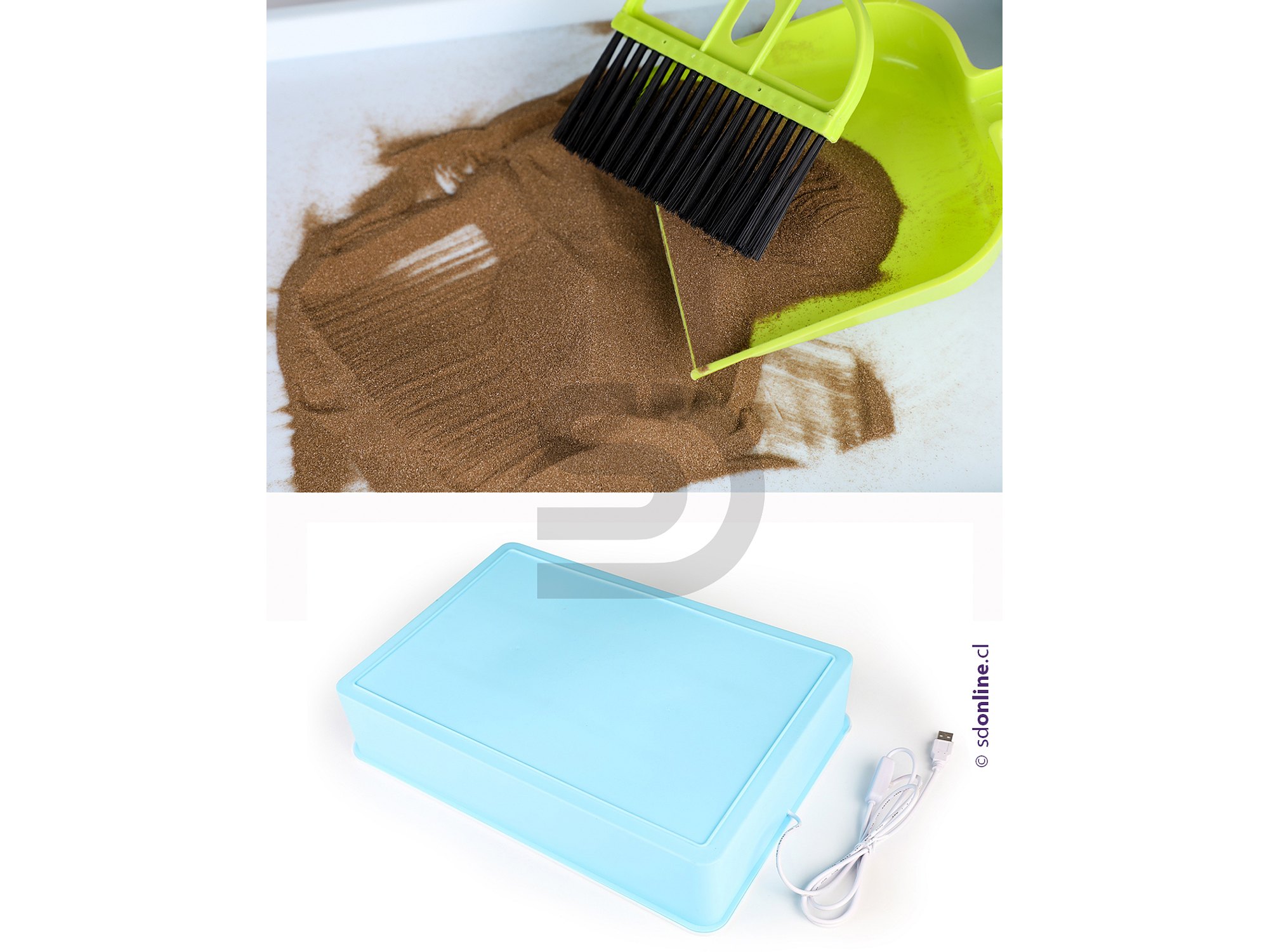 Bandeja de luz con accesorios 2