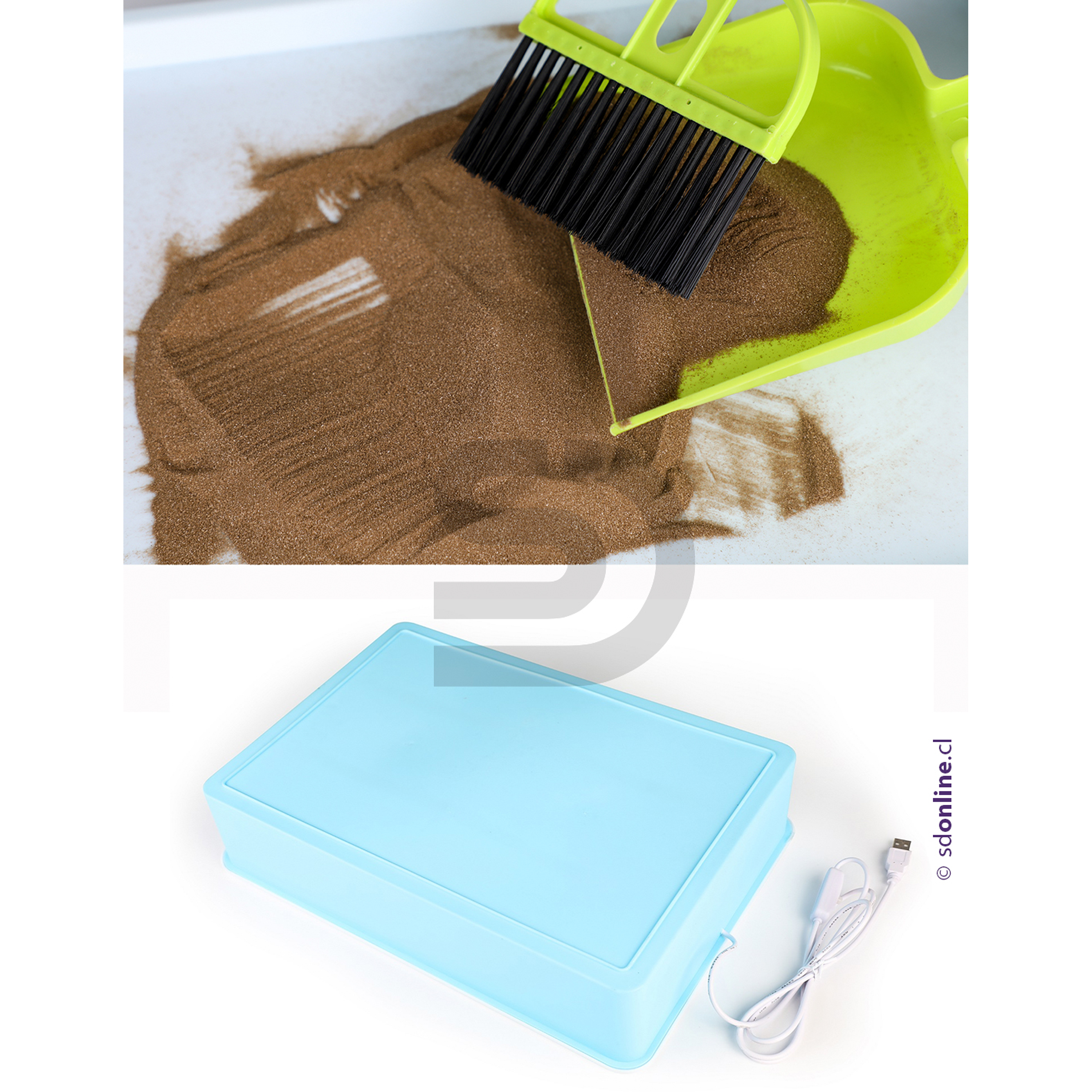 Bandeja de luz con accesorios 2