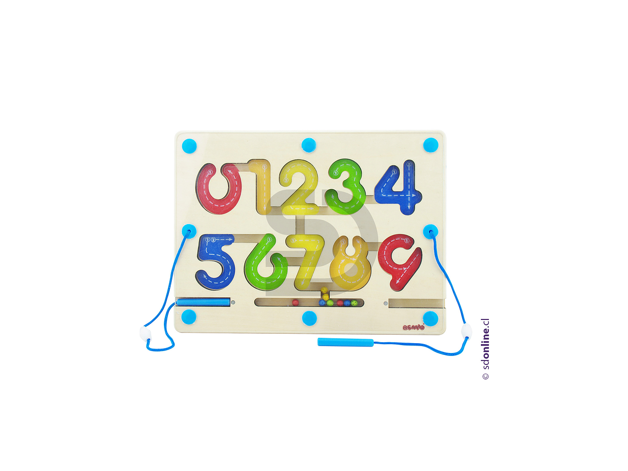 Laberinto magnético números 1