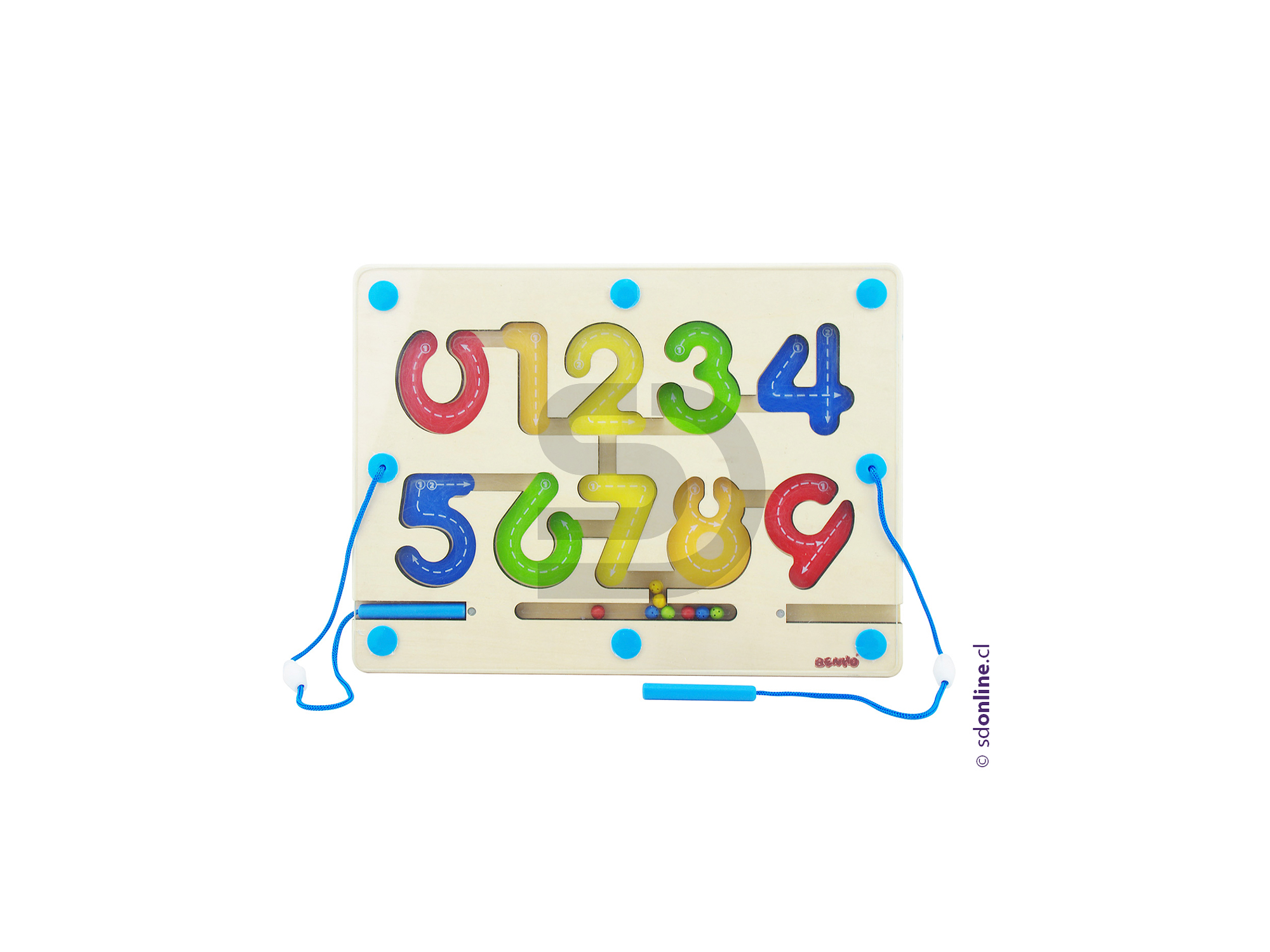 Laberinto magnético números 1