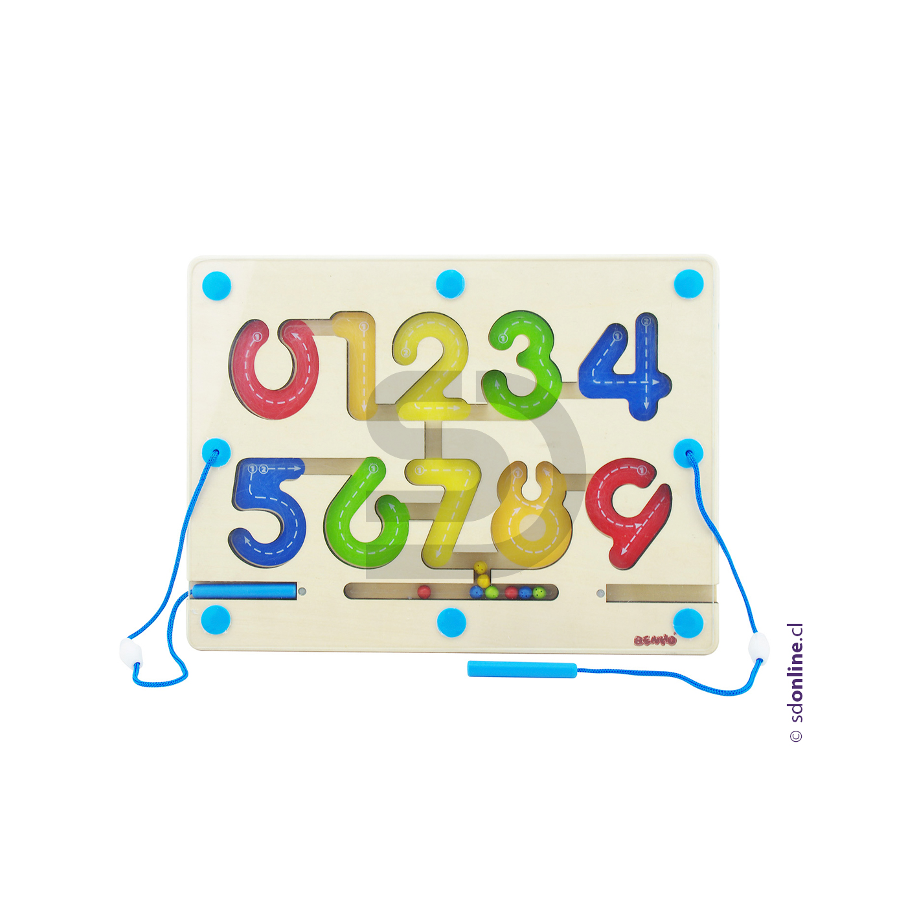 Laberinto magnético números 1