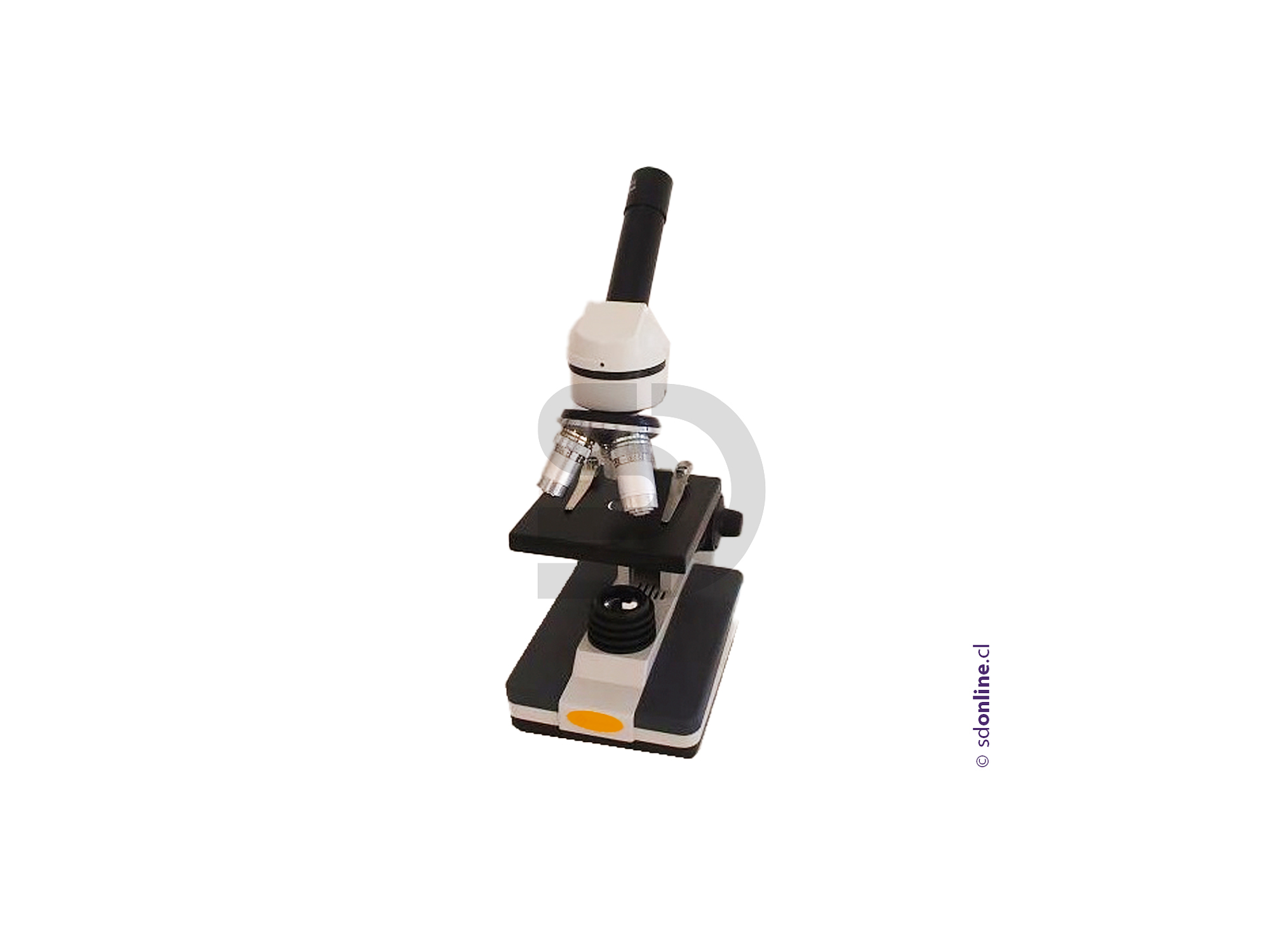 Microscopio monocular 3 obj. 400x 1