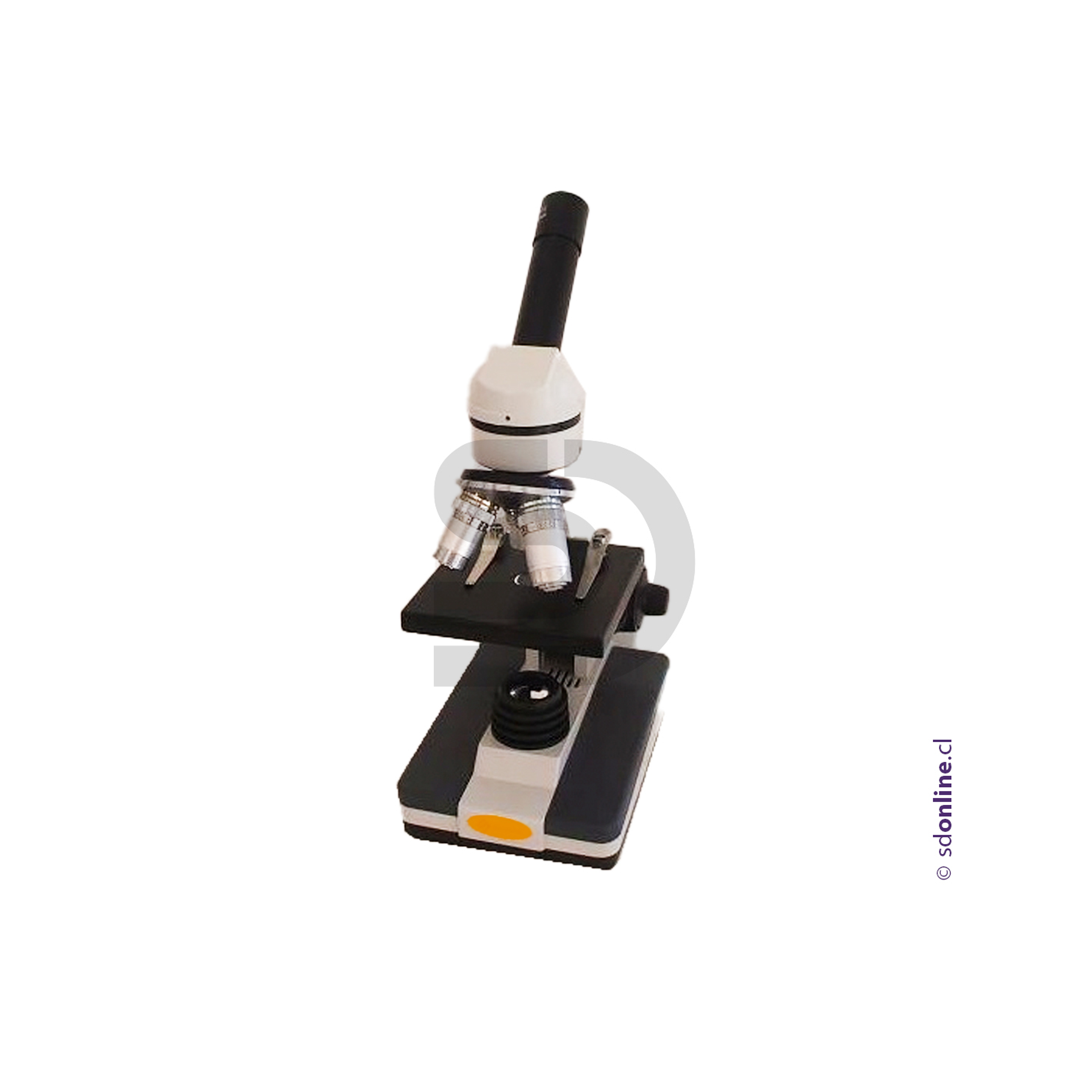 Microscopio monocular 3 obj. 400x 1