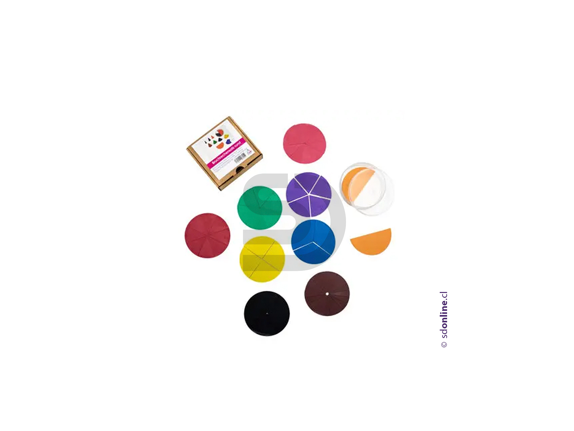 Fracciones circulares 71 pzas. 1