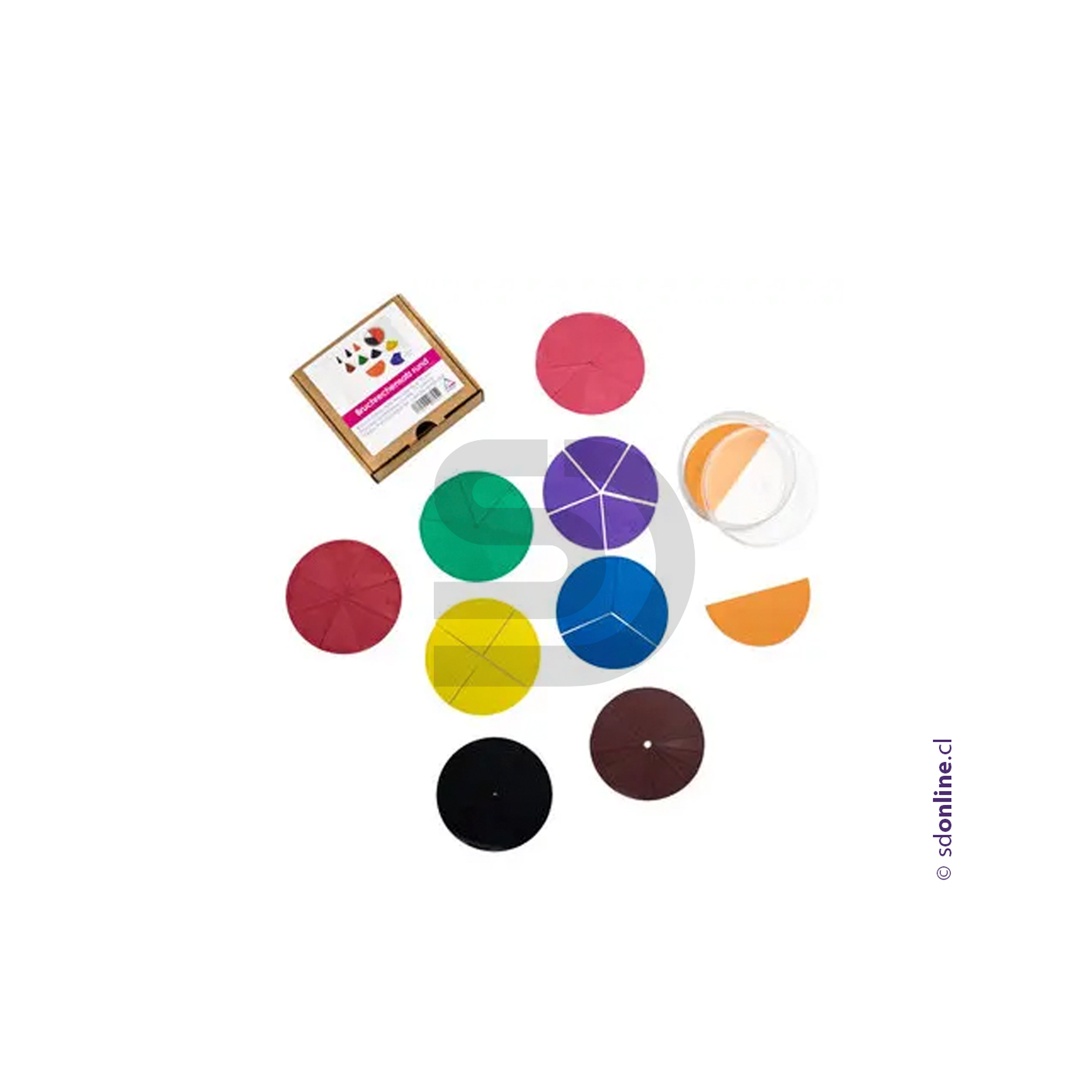 Fracciones circulares 71 pzas. 1