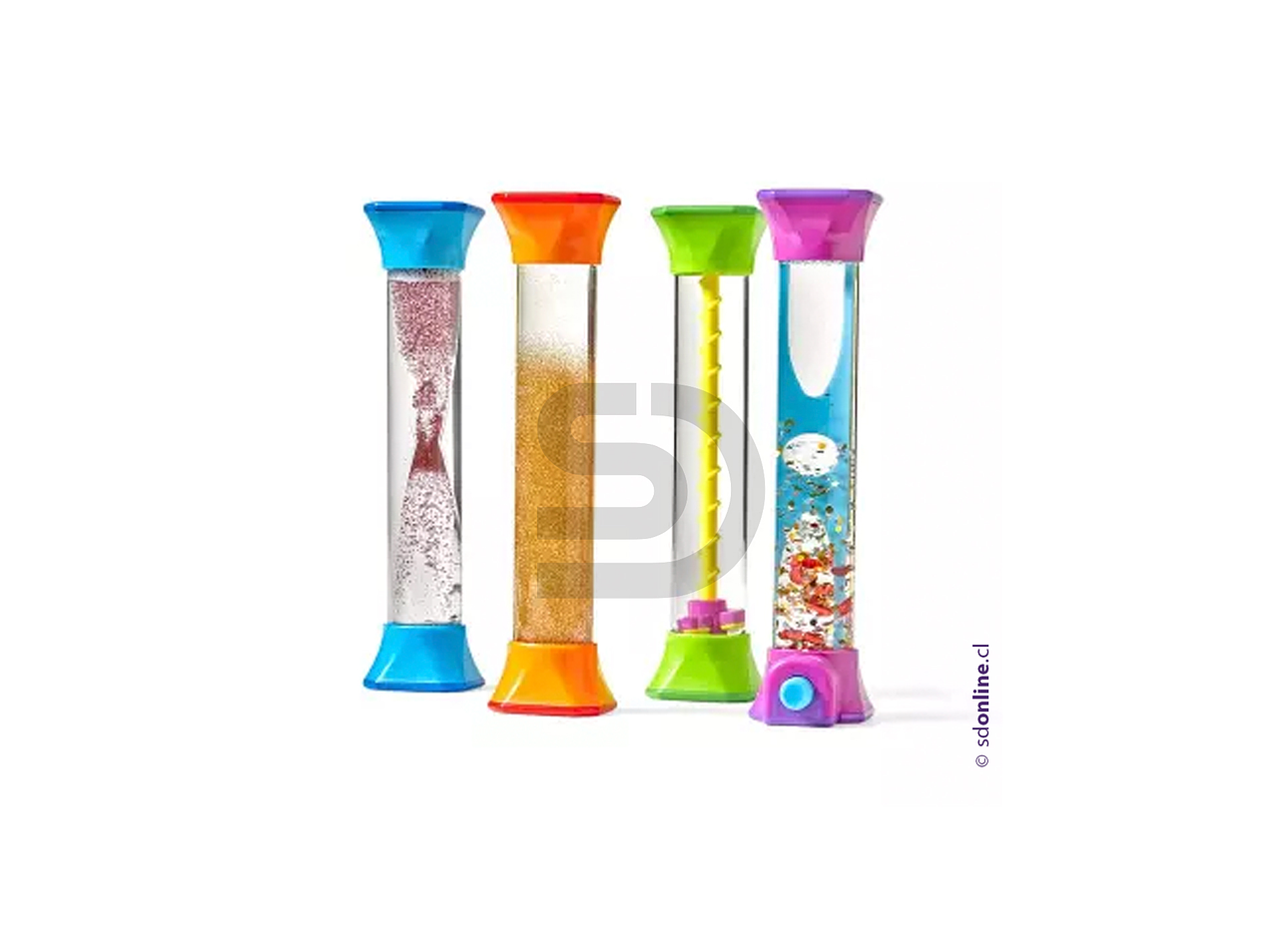 Tubos sensoriales 4 pzas. 1