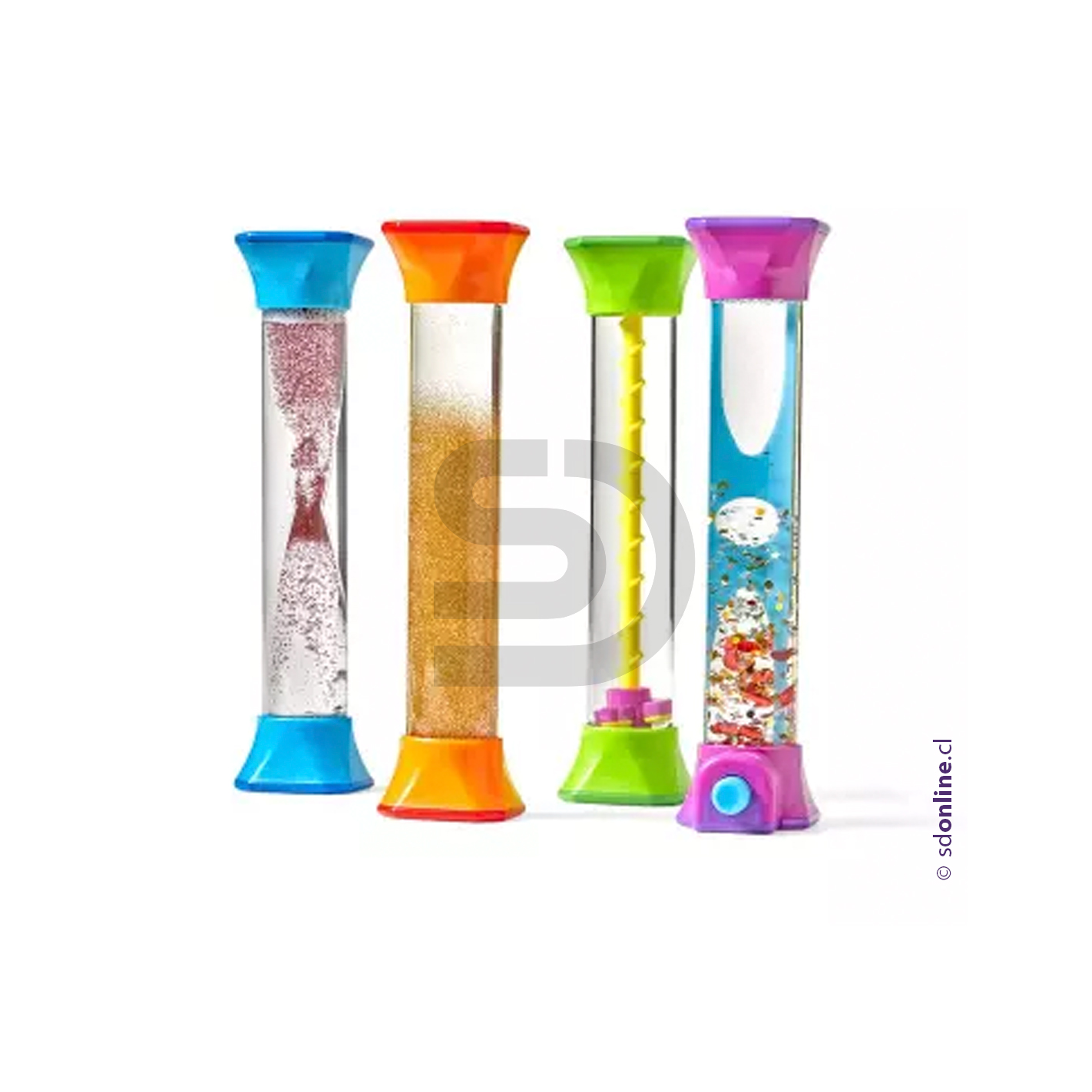 Tubos sensoriales 4 pzas. 1