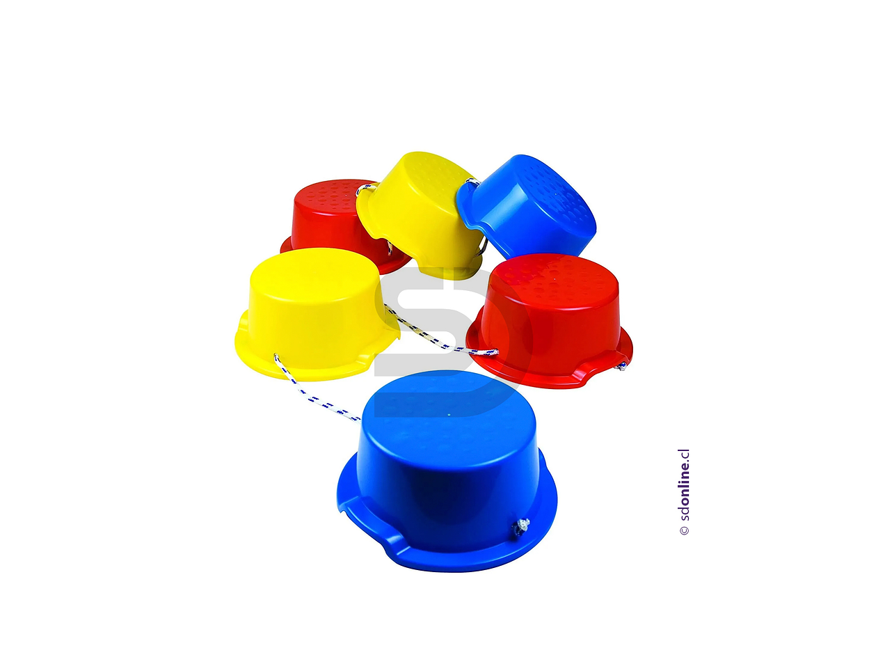 Pista de equilibrio 6 sombreros con cuerda 1