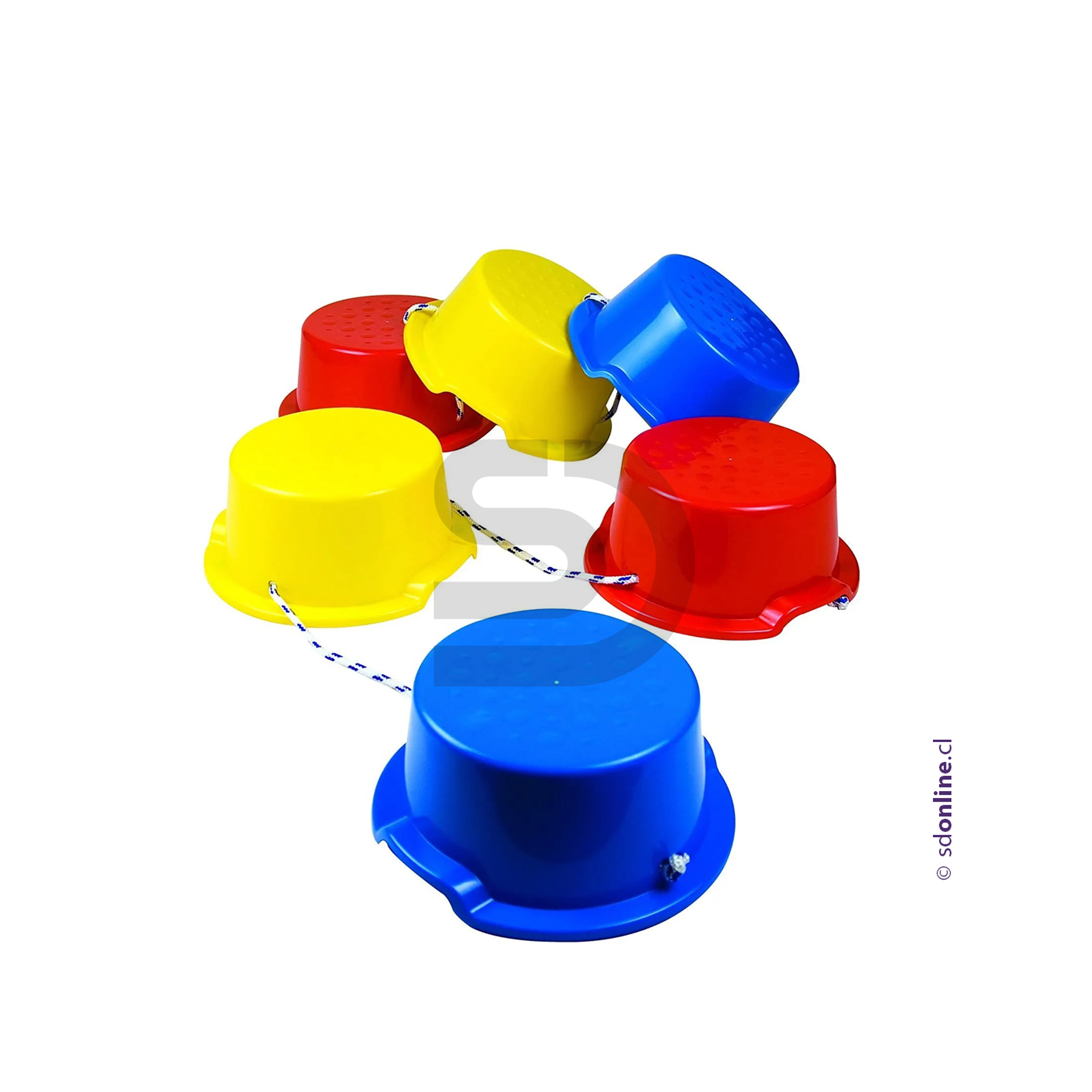 Pista de equilibrio 6 sombreros con cuerda 1