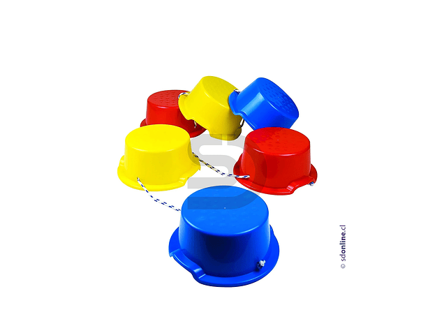 Pista de equilibrio 6 sombreros con cuerda 1