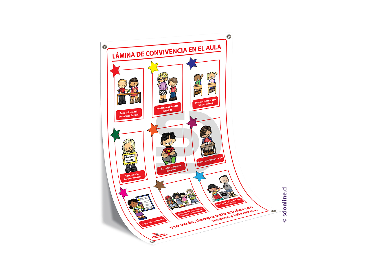 Lámina de conviviencia en el aula 2