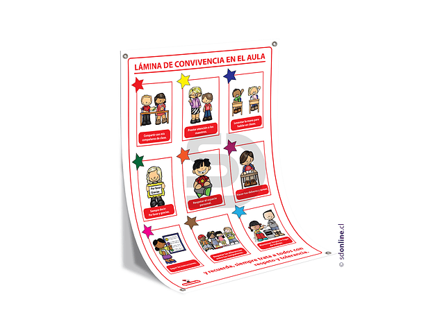 Lámina de conviviencia en el aula 2