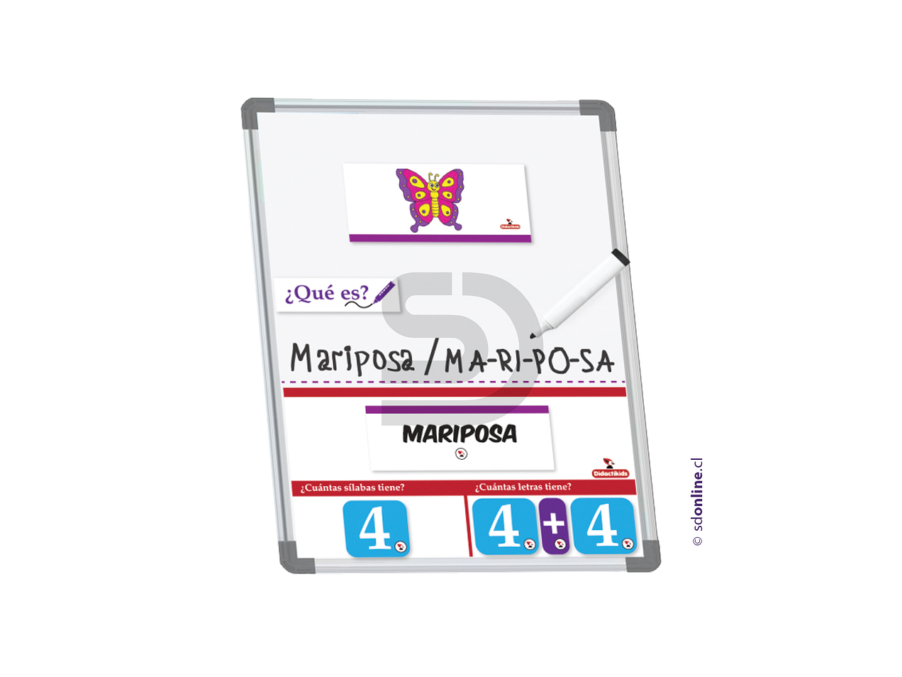 Palabras en trocitos magnético - Agrupando sílabas  1