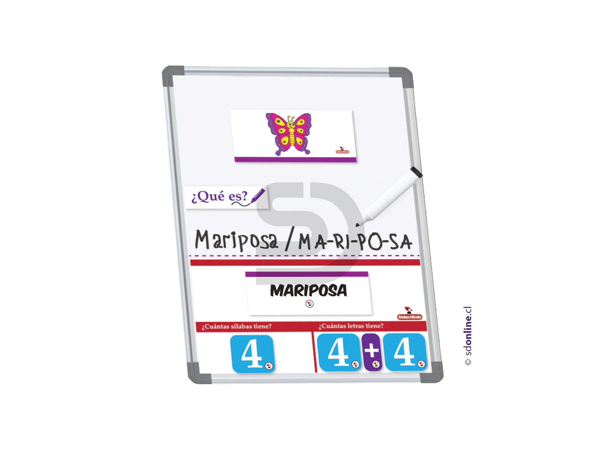 Palabras en trocitos magnético - Agrupando sílabas  1