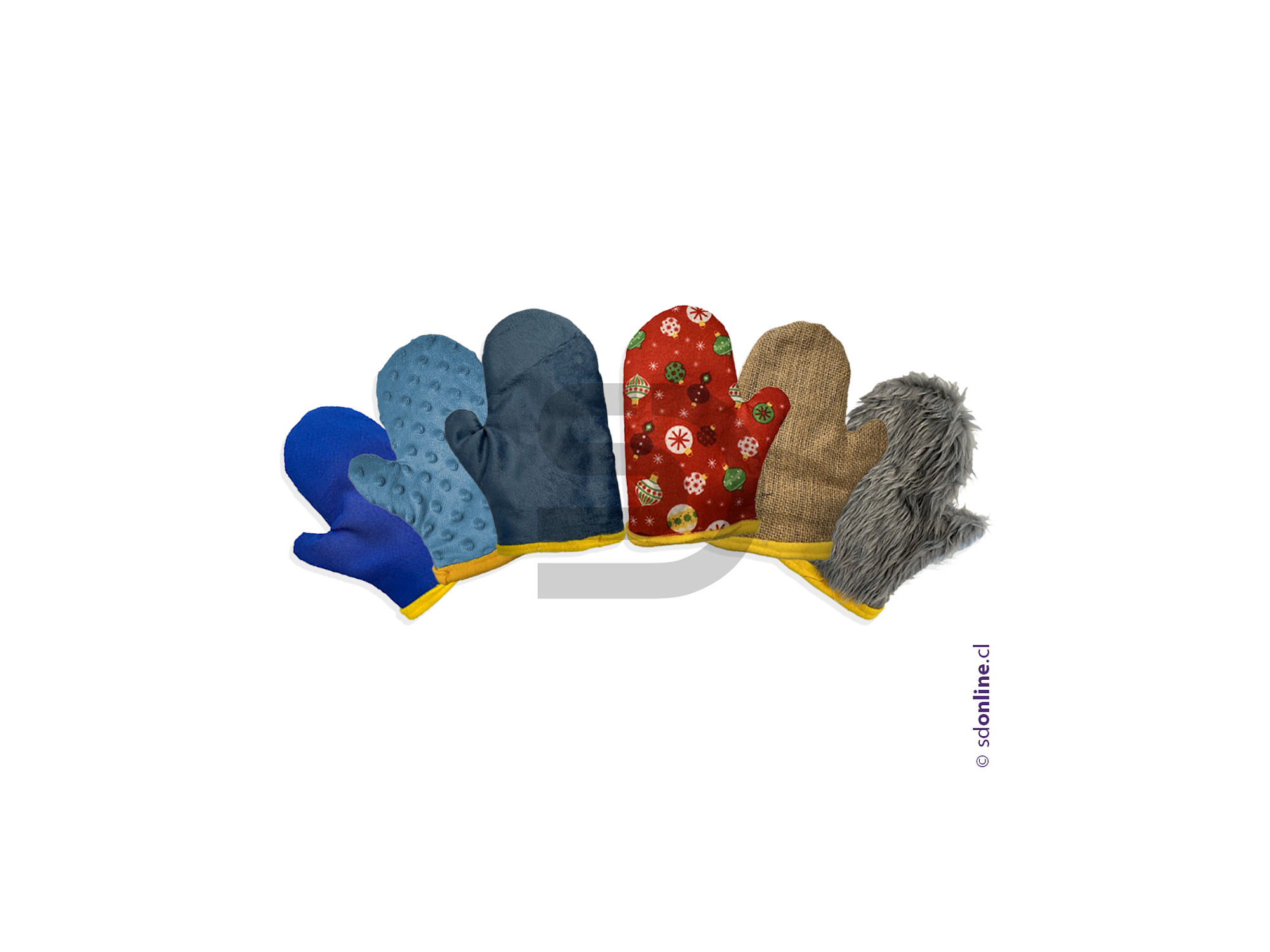 Guantes de texturas diferentes 1