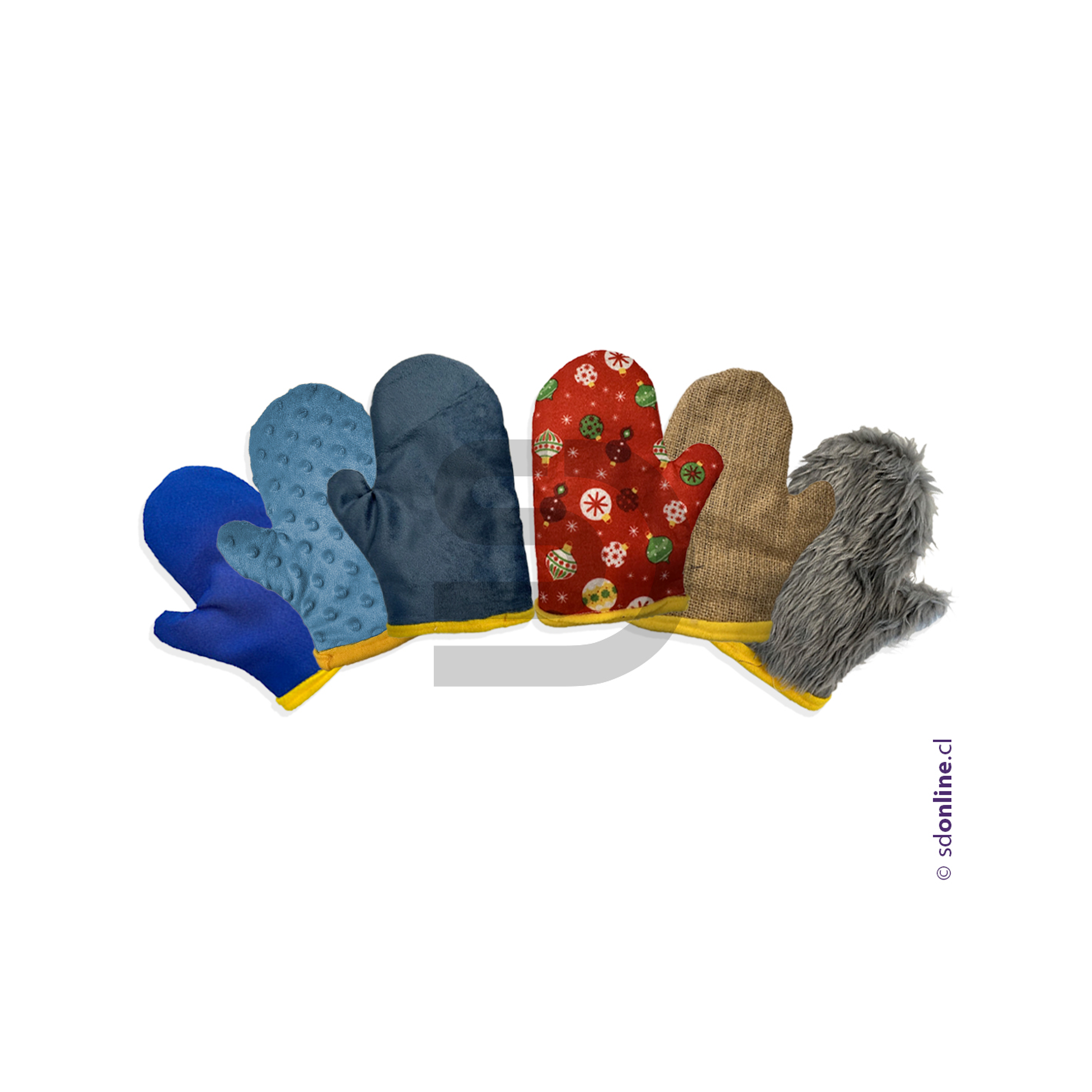 Guantes de texturas diferentes 1