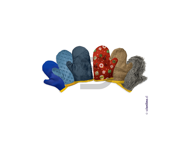 Guantes de texturas diferentes 1