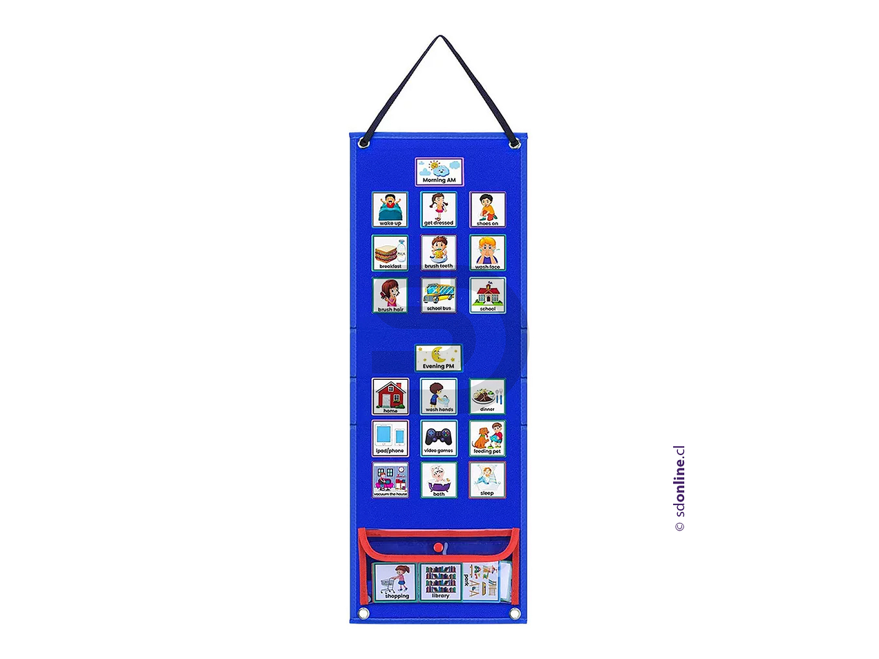 Tabla de anticipación de rutina diaria 1