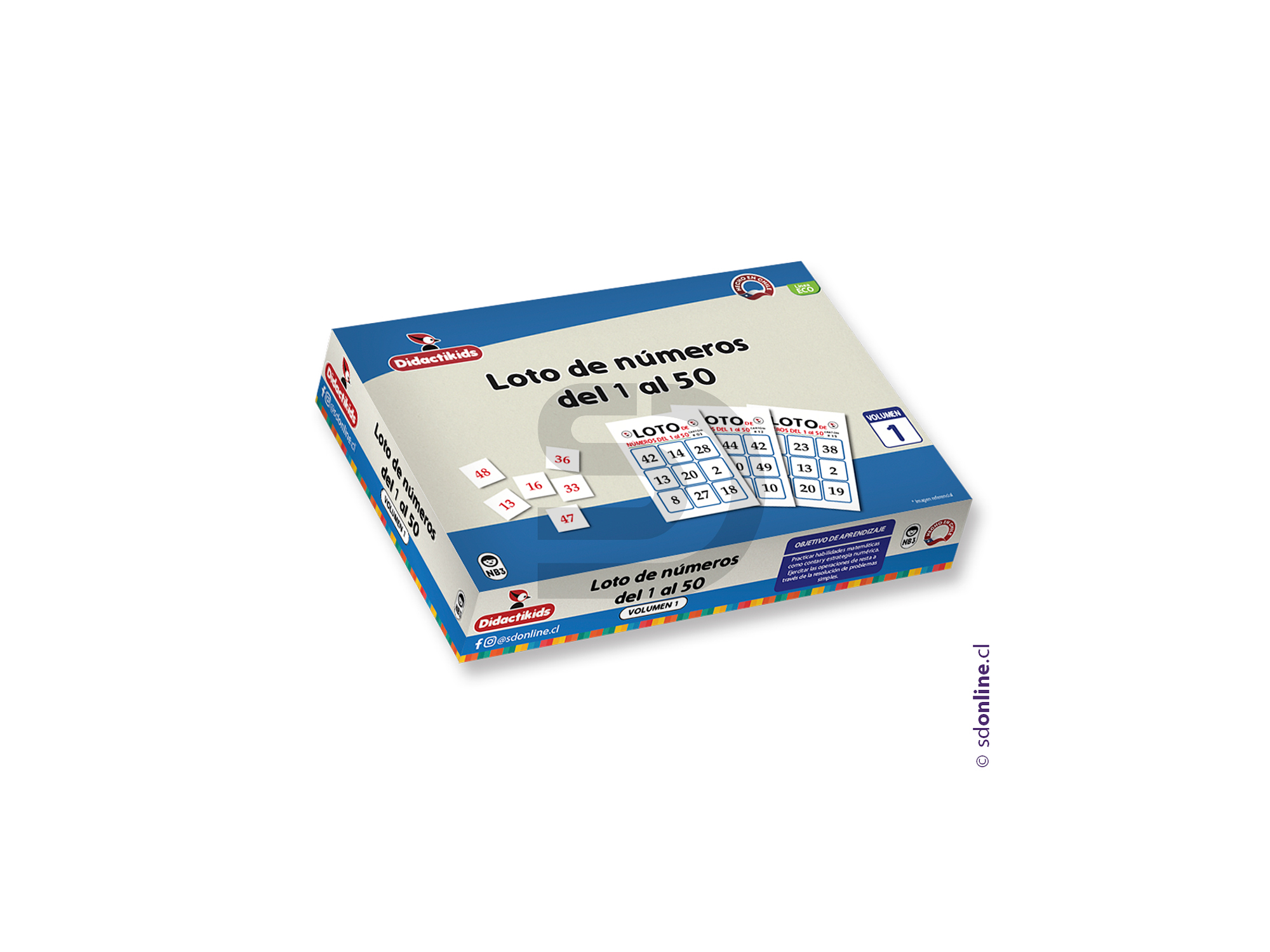 Loto de números del 1 al 50 2