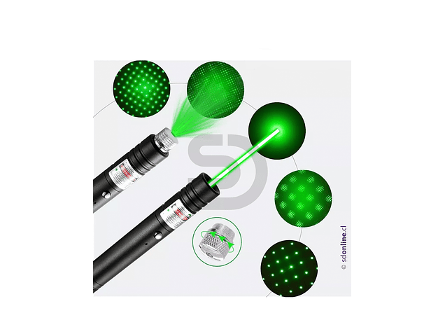 Puntero láser astronómico verde  2