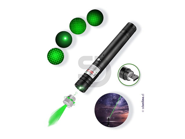 Puntero láser astronómico verde  1