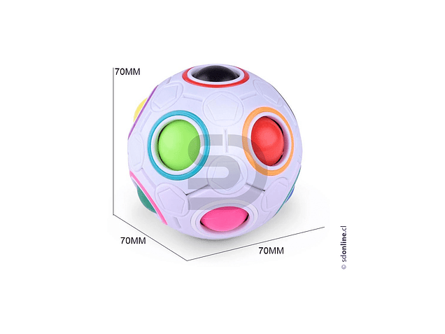 Esfera pelota didáctica de 12 hoyos 2