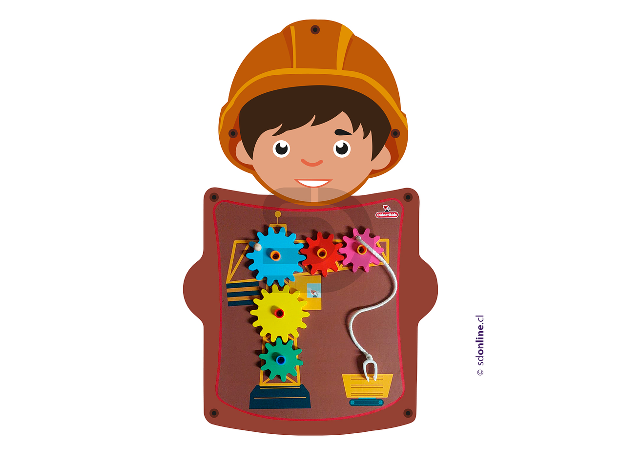 Panel de pared de madera constructor 1