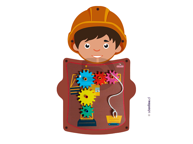 Panel de pared de madera constructor 1