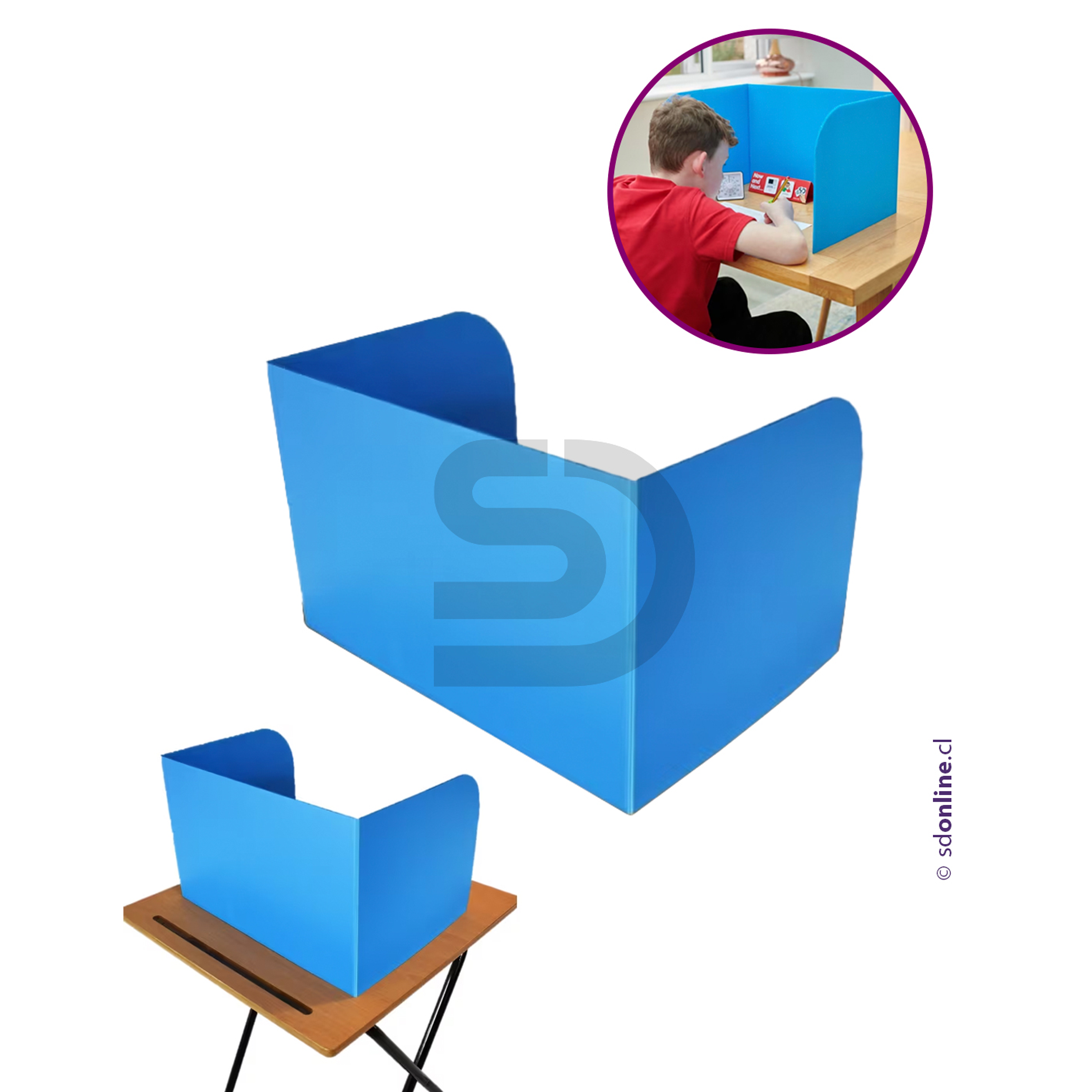 Barrera de escritorio cero visión 1