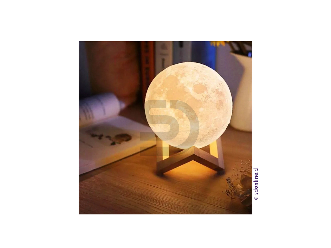 Lámpara lunar led 3D 2