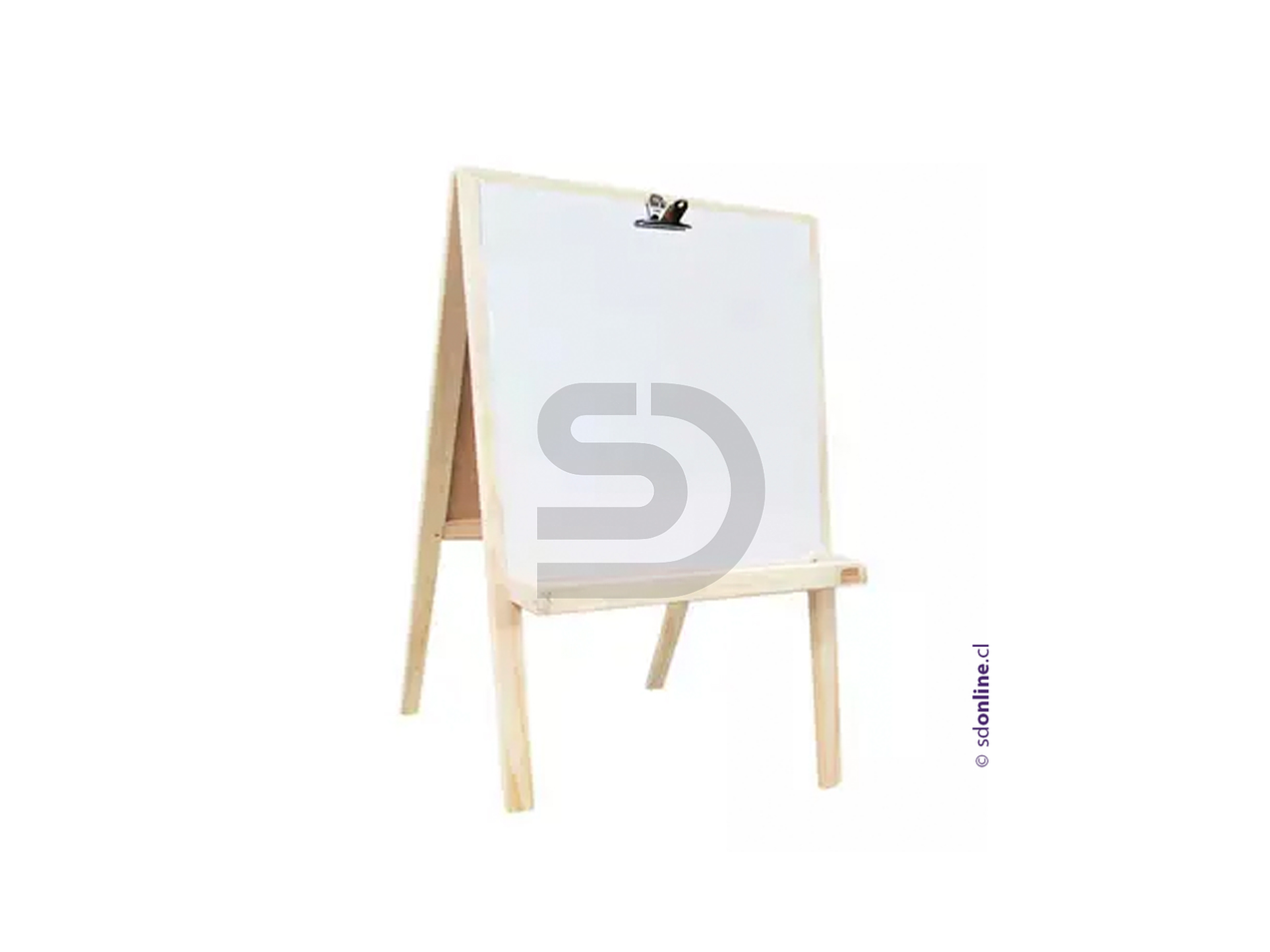 Pizarra doble 54x105 cm.c/apretador 1